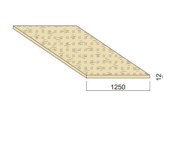 Panneau OSB - 2,5 m x 1,250 m - ép.12 mm