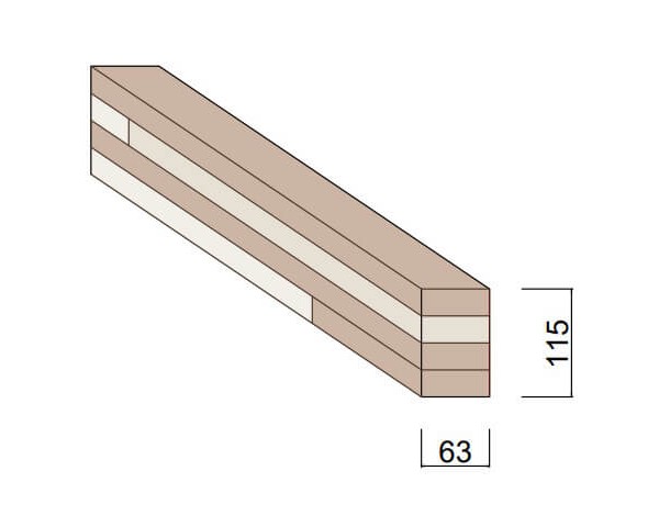 Carrelet Pin 63 x 115 mm