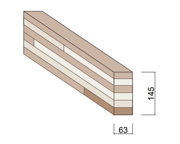 Carrelet Pin 63 x 145 mm