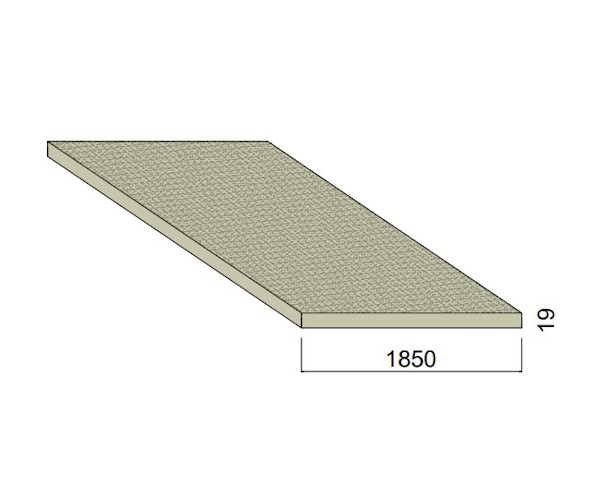 Panneau Aggloméré CTBH Hydrofuge - 4,15 m x 1,85 m - ép.19 mm