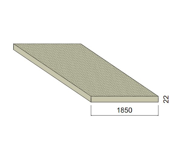 Panneau Aggloméré CTBH Hydrofuge - 4,15 m x 1,85 m - ép.22 mm