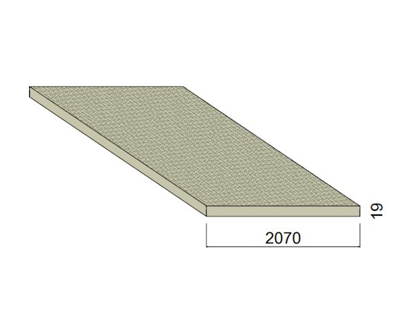 Panneau Aggloméré CTBH Hydrofuge - 2,80 m x 2,07 m - ép.19 mm