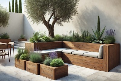 Mobilier de jardin et urbain bois